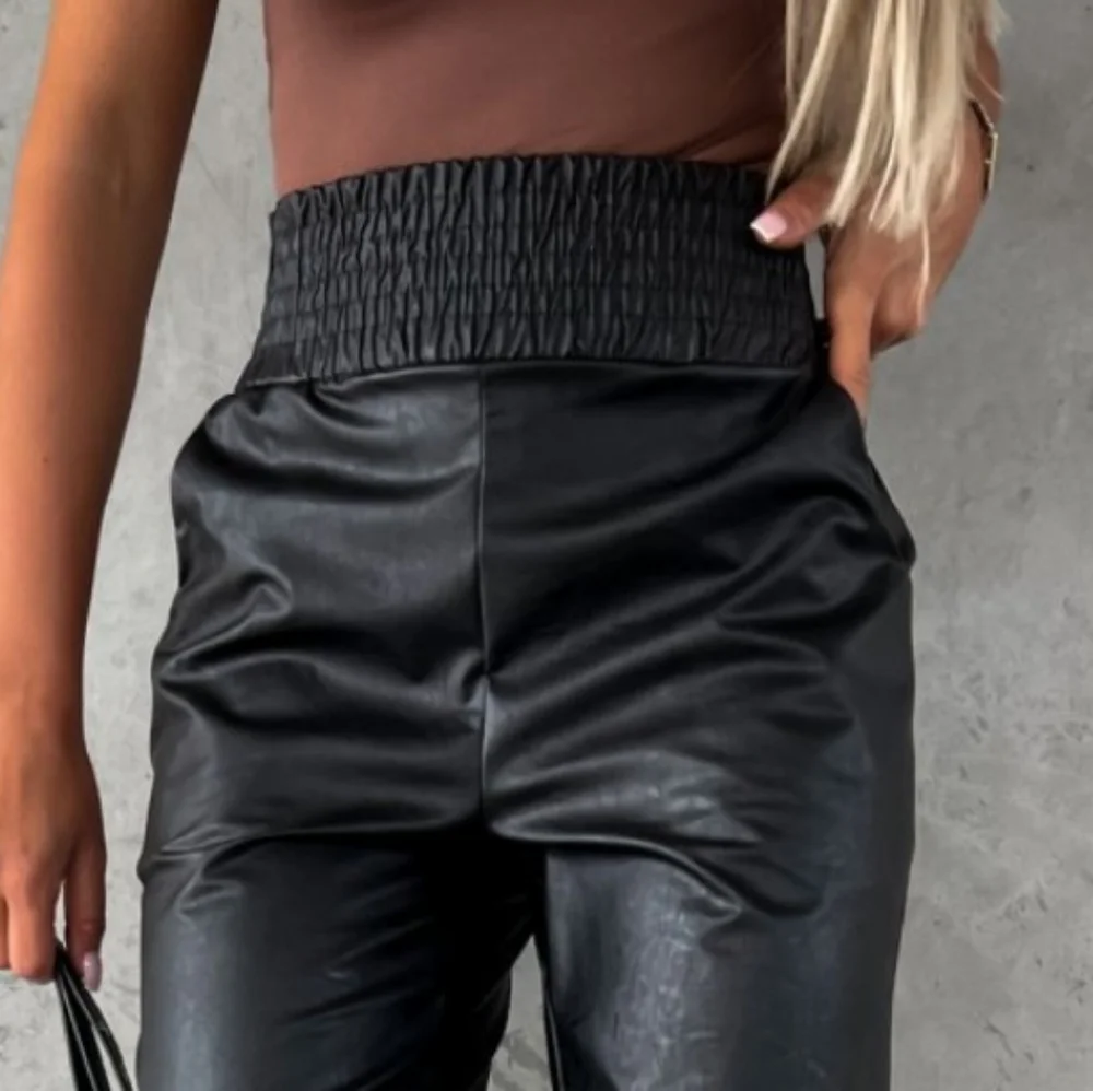 Black High Waist Pants - Picture 2 of 7